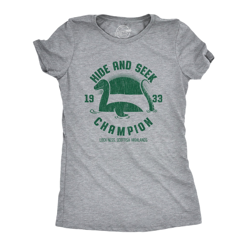 Loch Ness Hide And Seek Champion Women's T Shirt