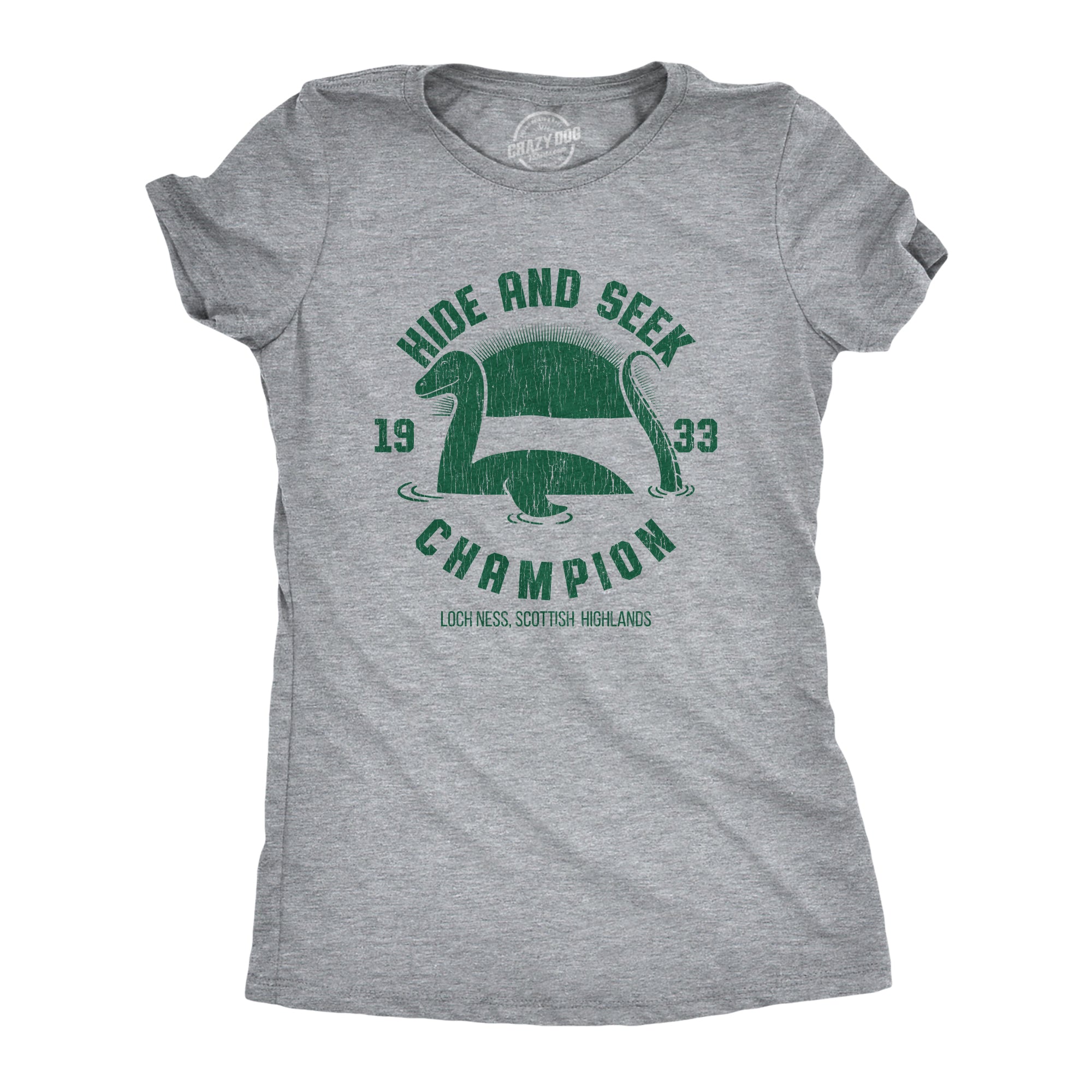 Loch Ness Hide And Seek Champion Women's T Shirt