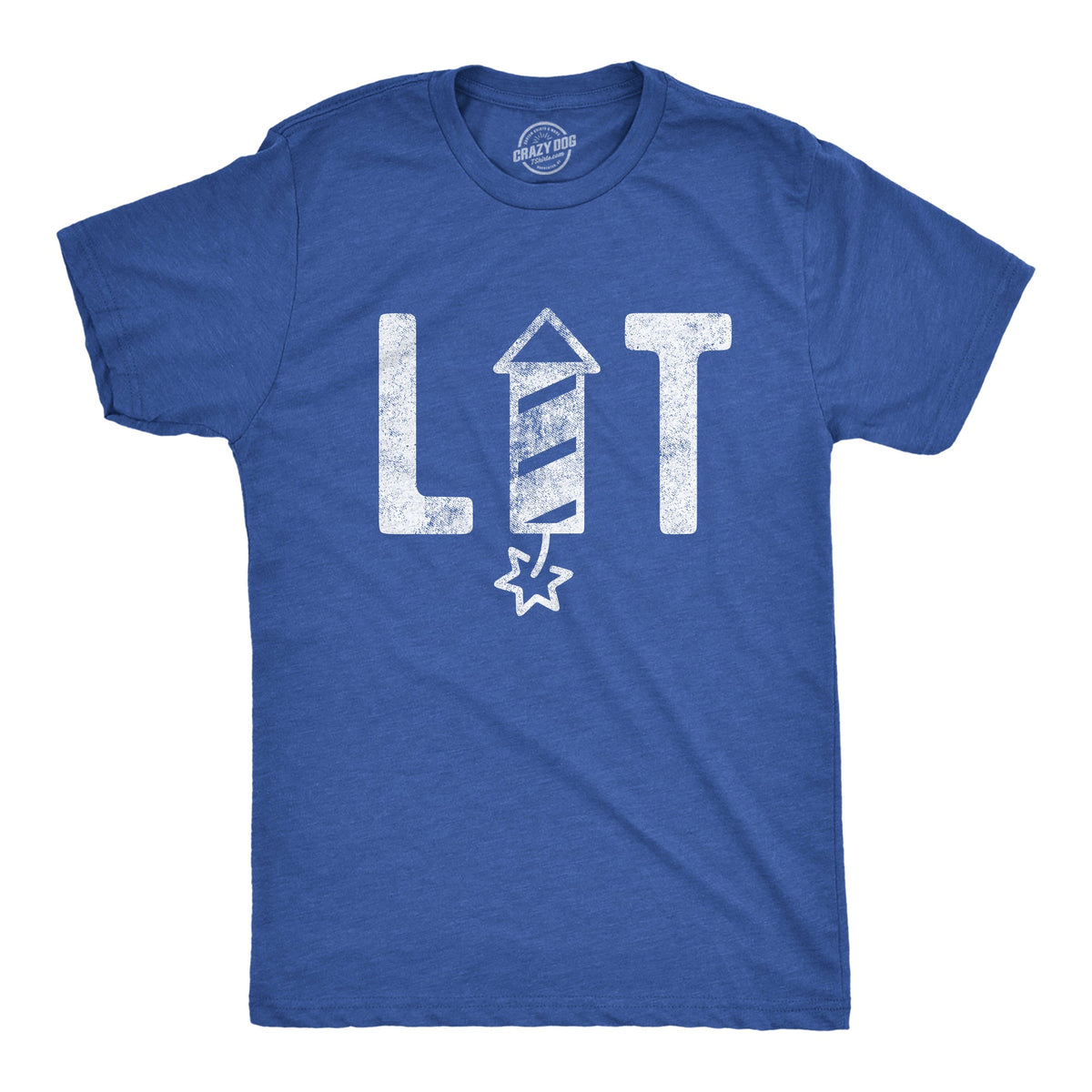 Lit Firework Men's T Shirt