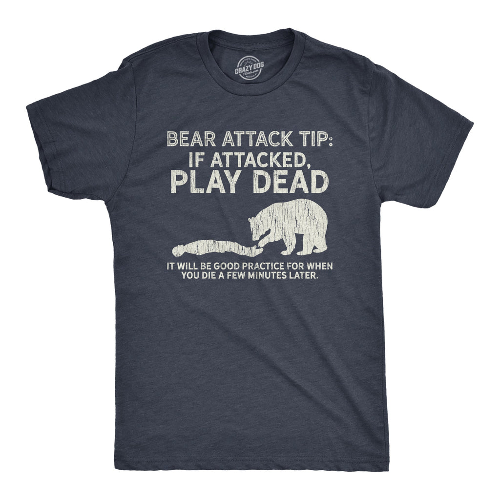 Bear Attack Tip Men's T Shirt