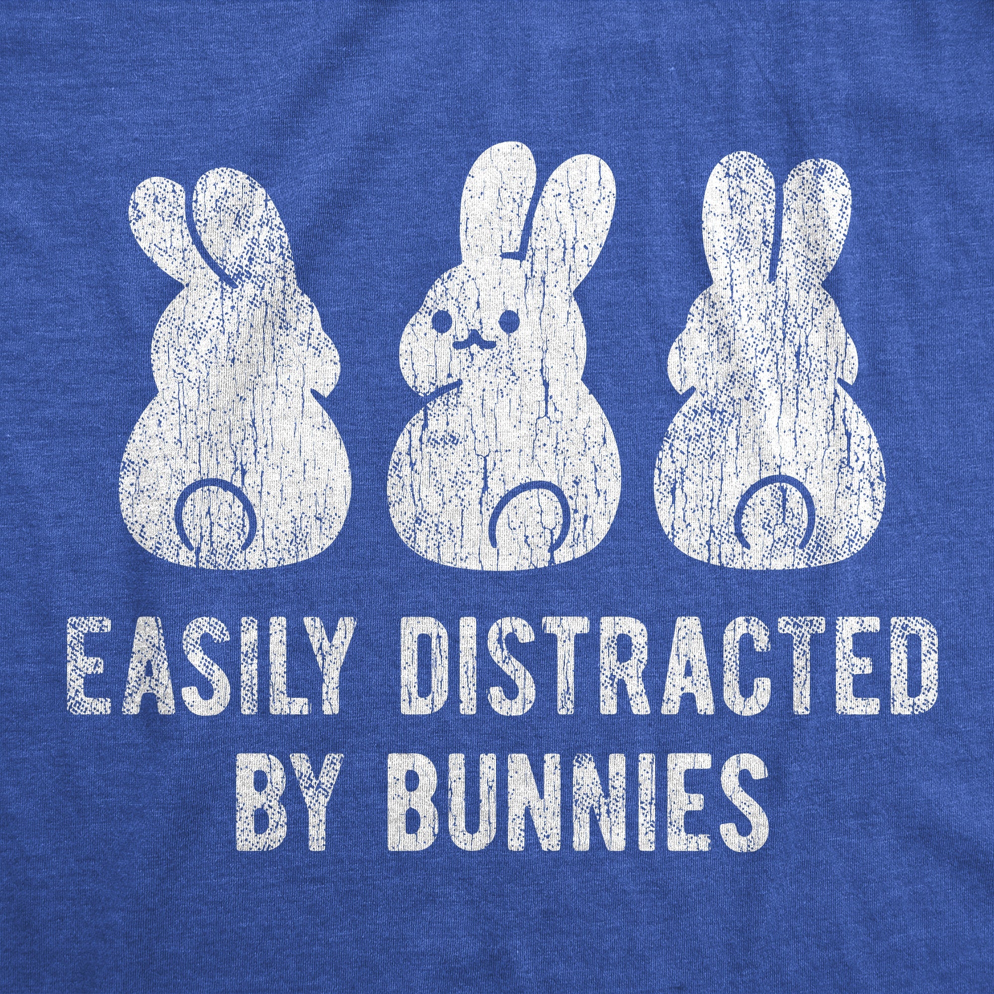 Easily Distracted By Bunnies Men's T Shirt