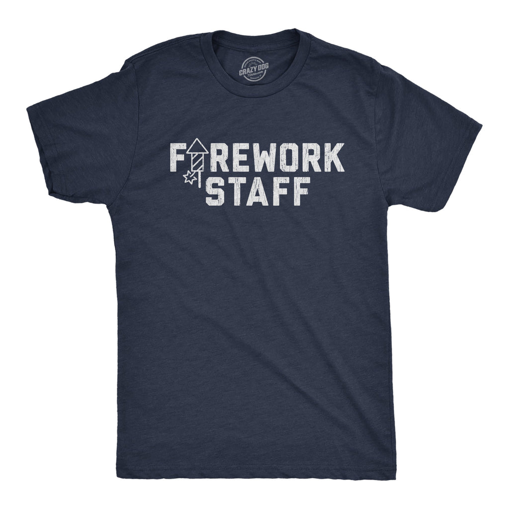 Firework Staff Men's T Shirt