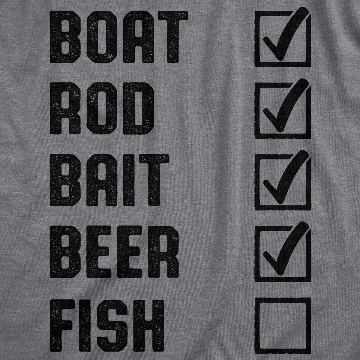 Fishing List Men's T Shirt