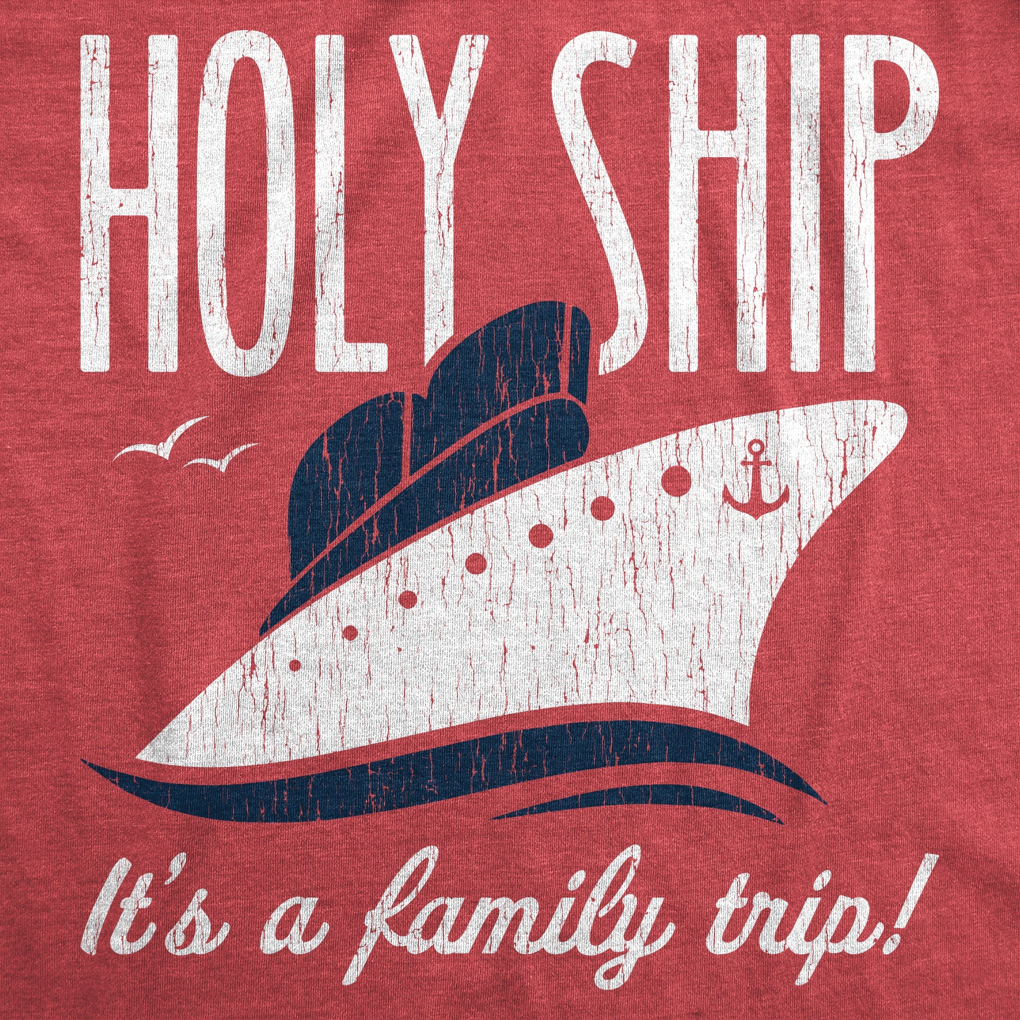 Holy Ship It's A Family Trip Women's T Shirt
