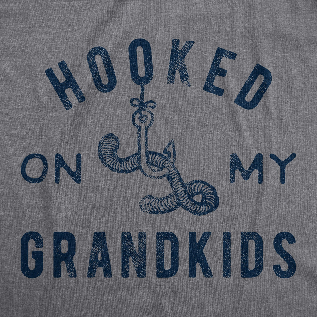 Hooked On My Grandkids Men's T Shirt