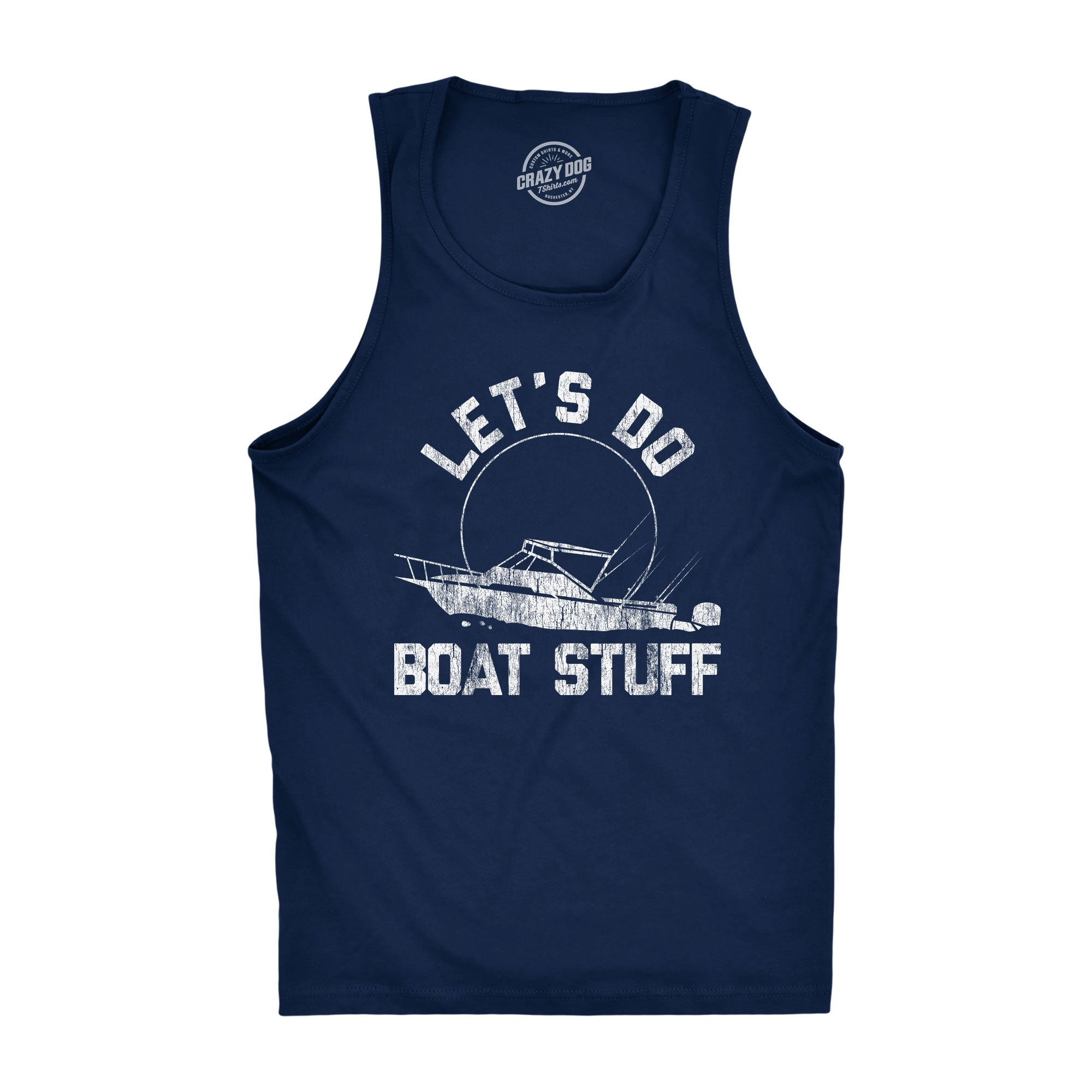 Let's Do Boat Stuff Men's Tank Top
