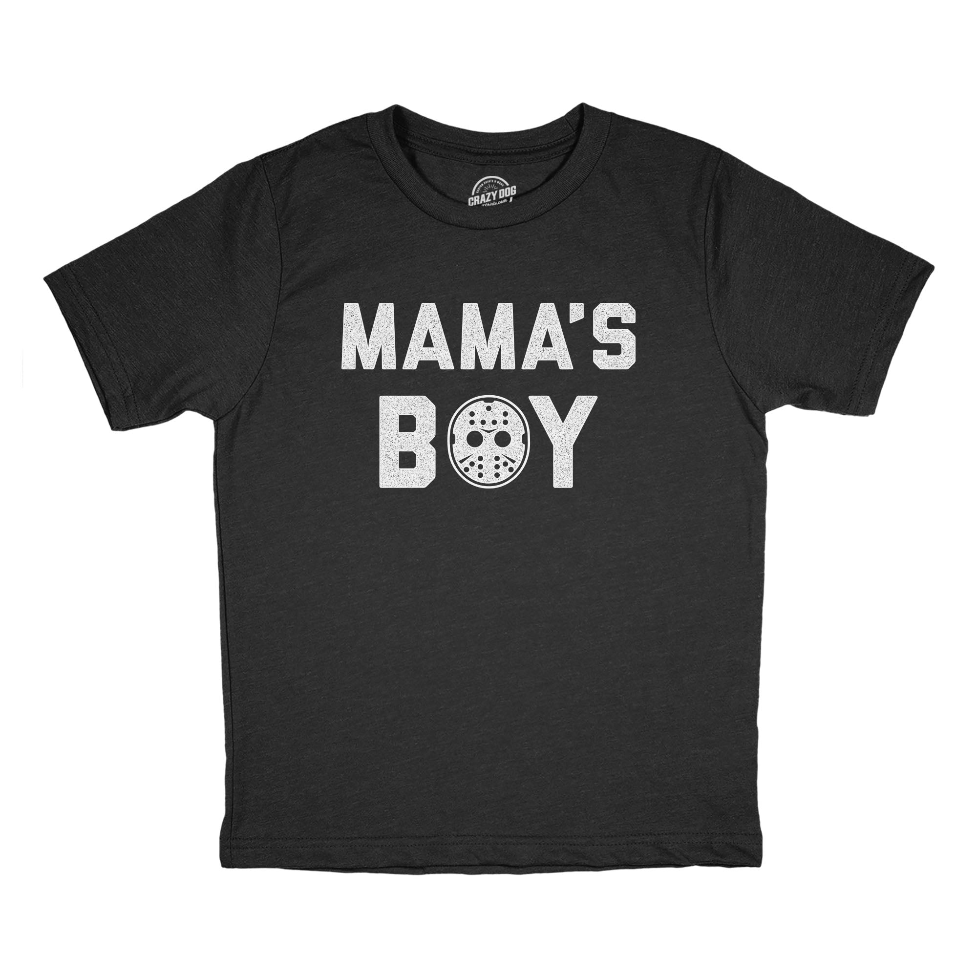 Mama's Boy Mask Youth T Shirt