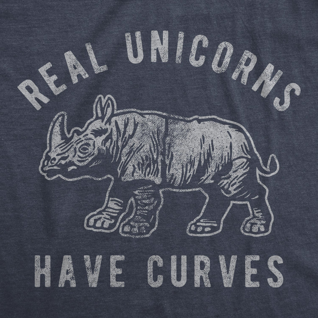 Real Unicorns Have Curves Men's T Shirt