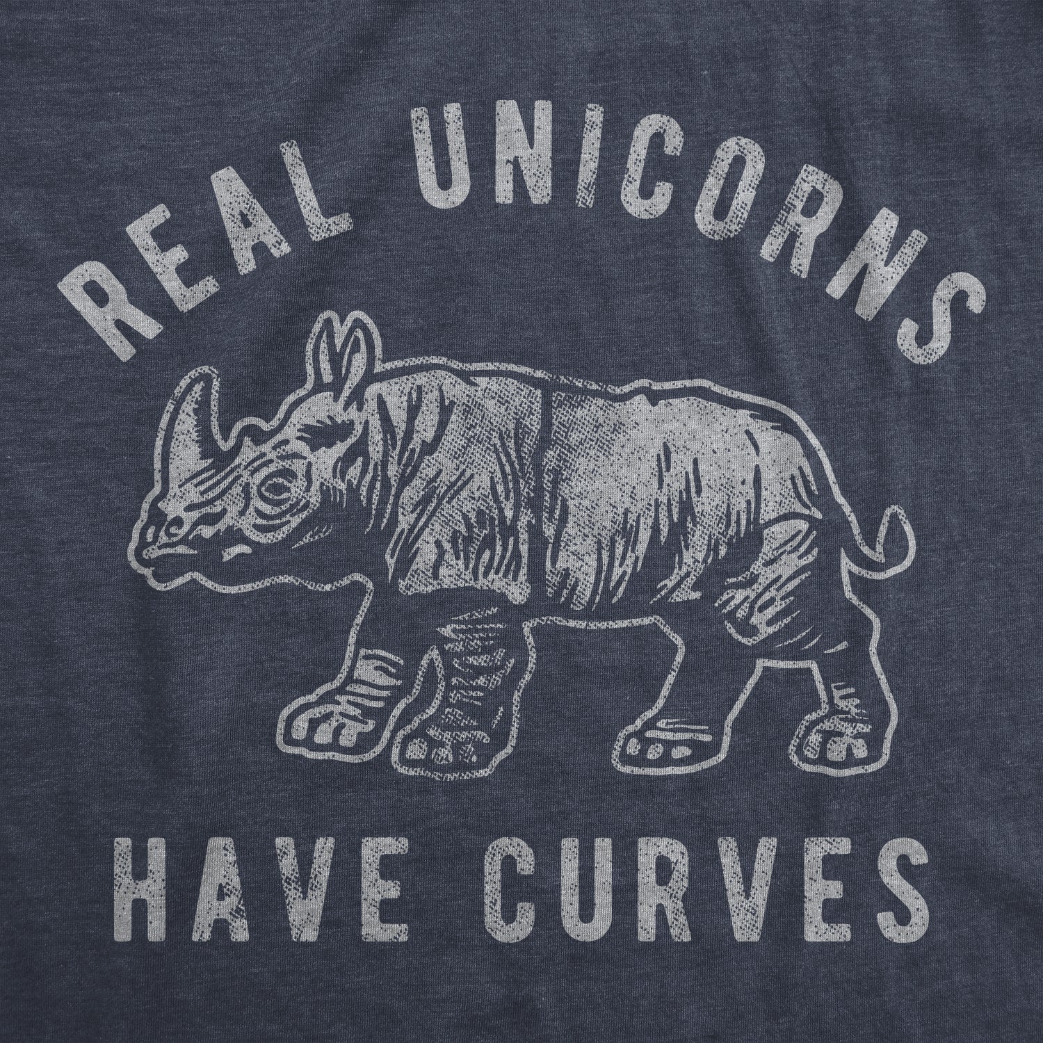 Real Unicorns Have Curves Men's T Shirt