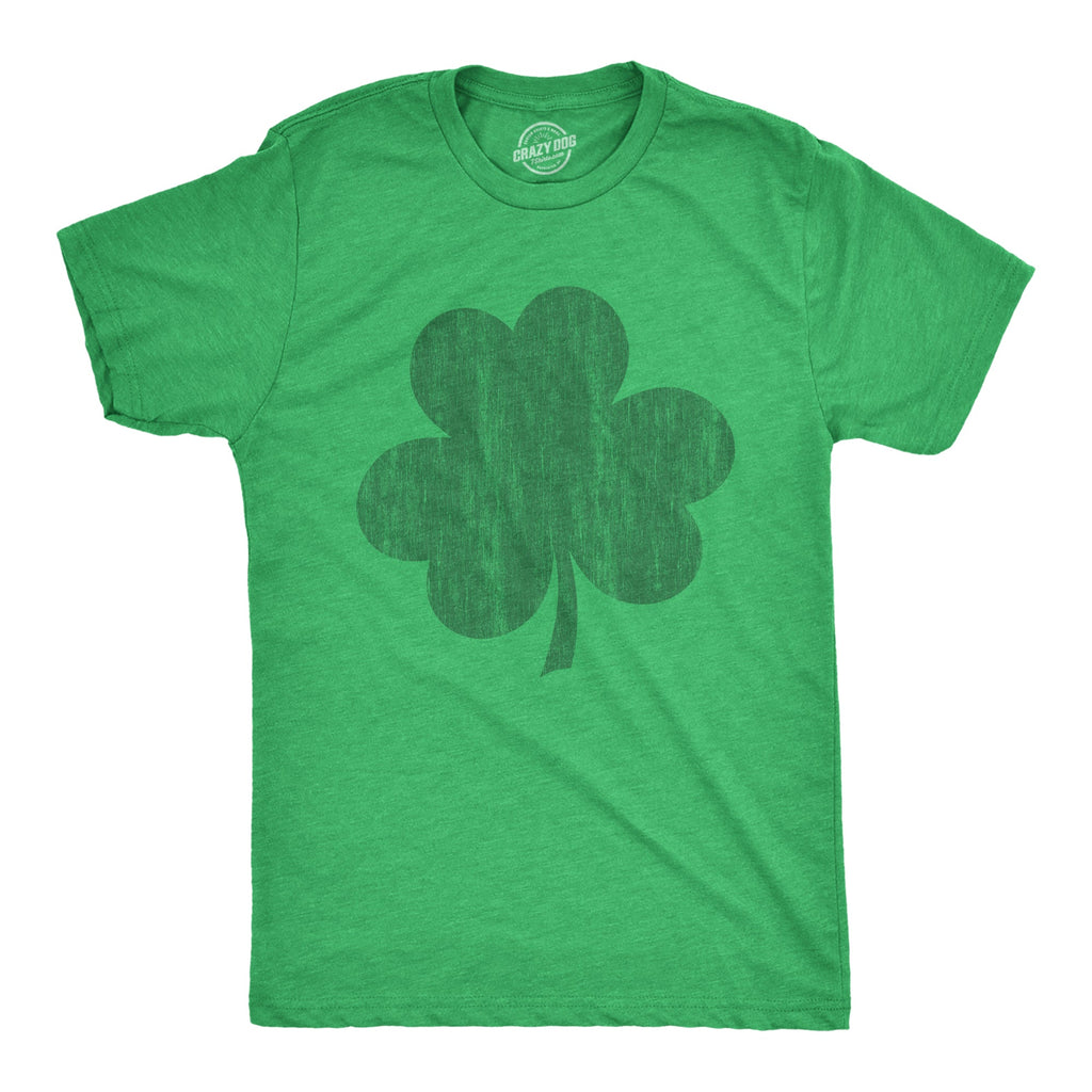 Distressed Clover Men's T Shirt