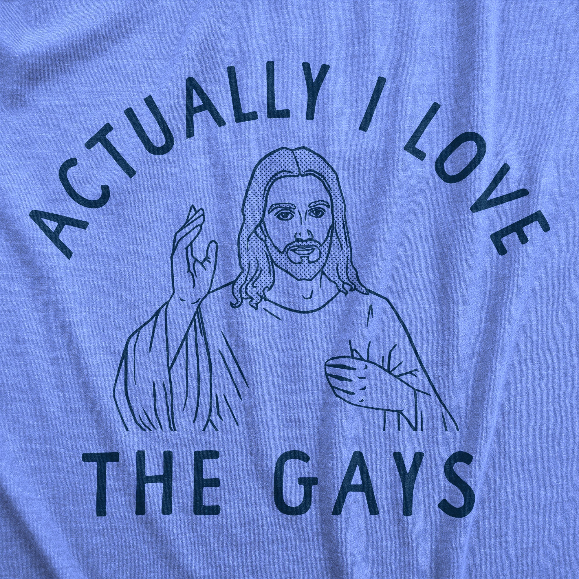 Actually I Love The Gays Men's T Shirt