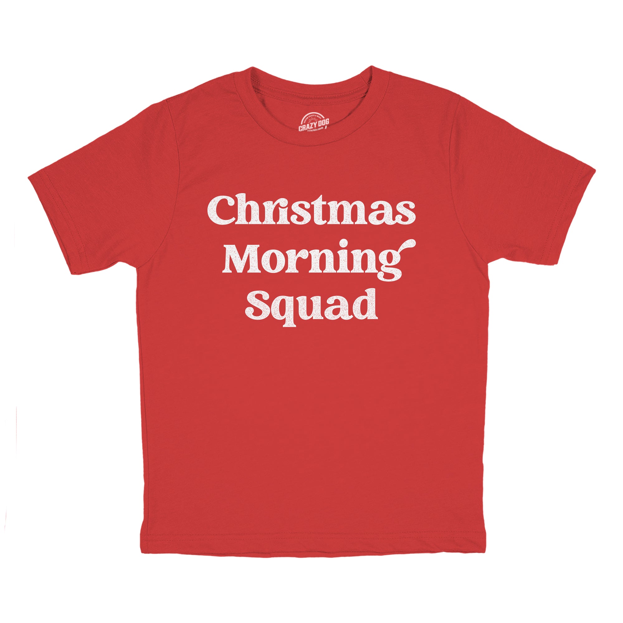 Christmas Morning Squad Youth T Shirt