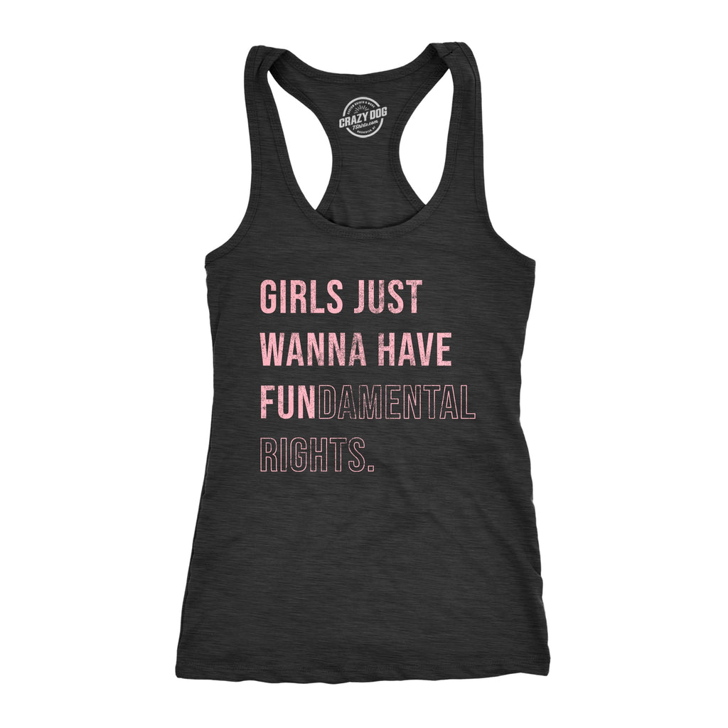 Girls Just Wanna Have Fundamental Rights Women's Tank Top