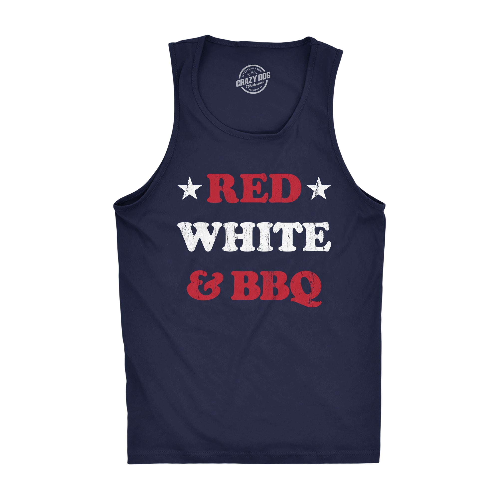 Red White And BBQ Men's Tank Top