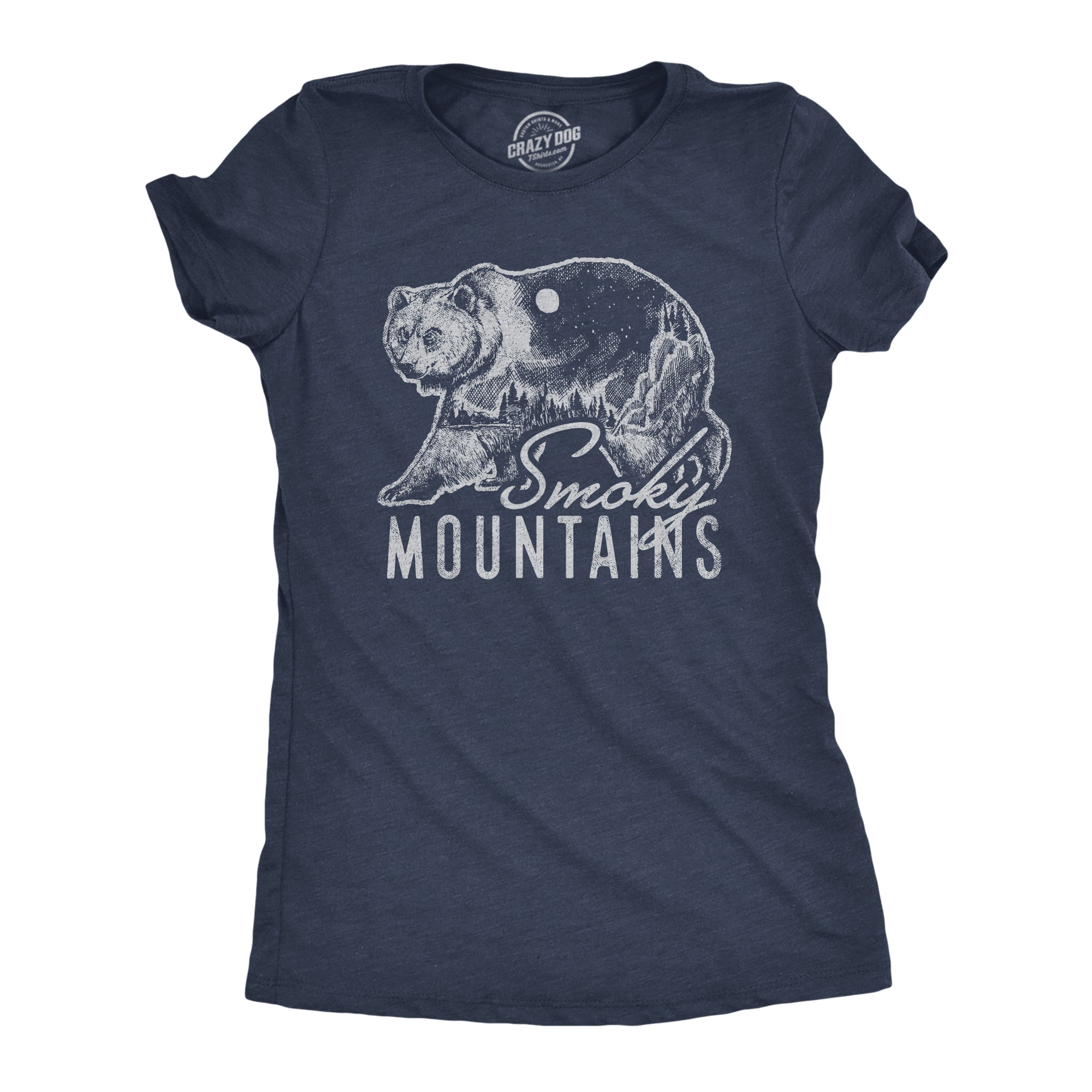 Retro Smoky Mountains Women's T Shirt