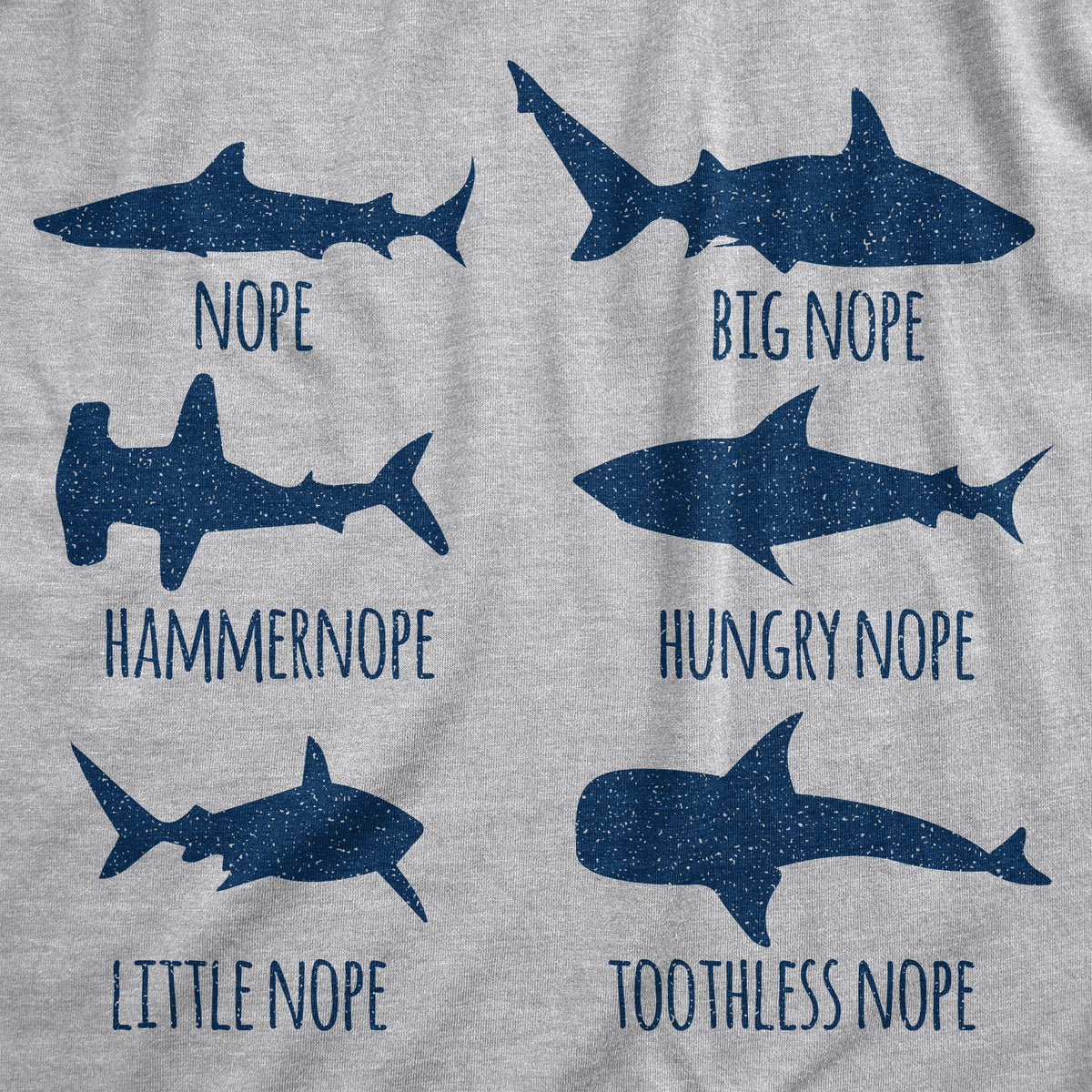 Shark Nope Men's T Shirt