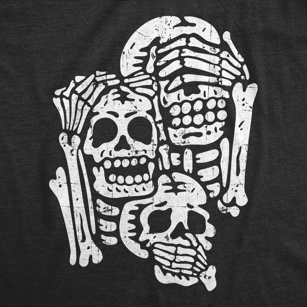 Three Wise Skeletons Men's T Shirt