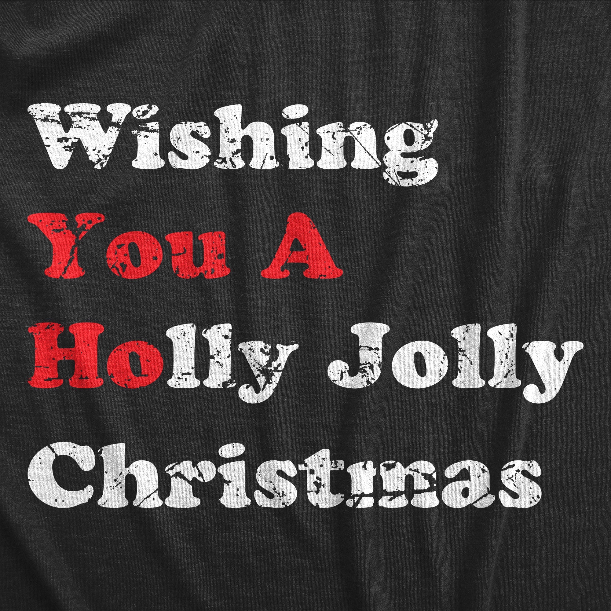 Wishing You a Holly Jolly Christmas Women's T Shirt