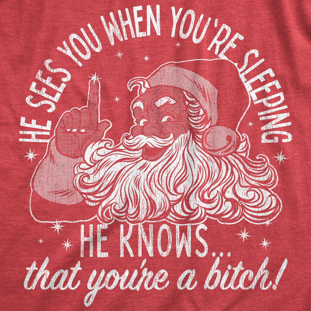 He Knows That Youre A Bitch Women's T Shirt