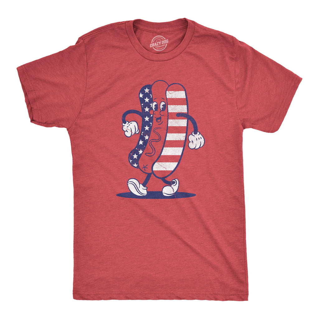 Fourth Of July Hotdog Men's T Shirt
