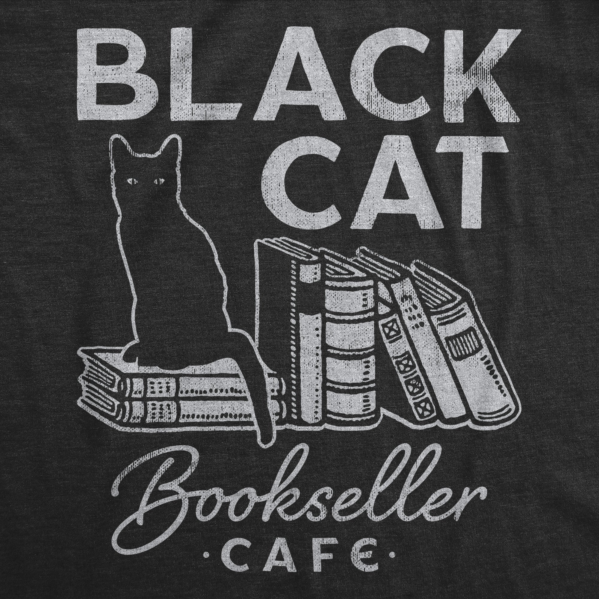 Black Cat Bookseller Cafe Men's T Shirt