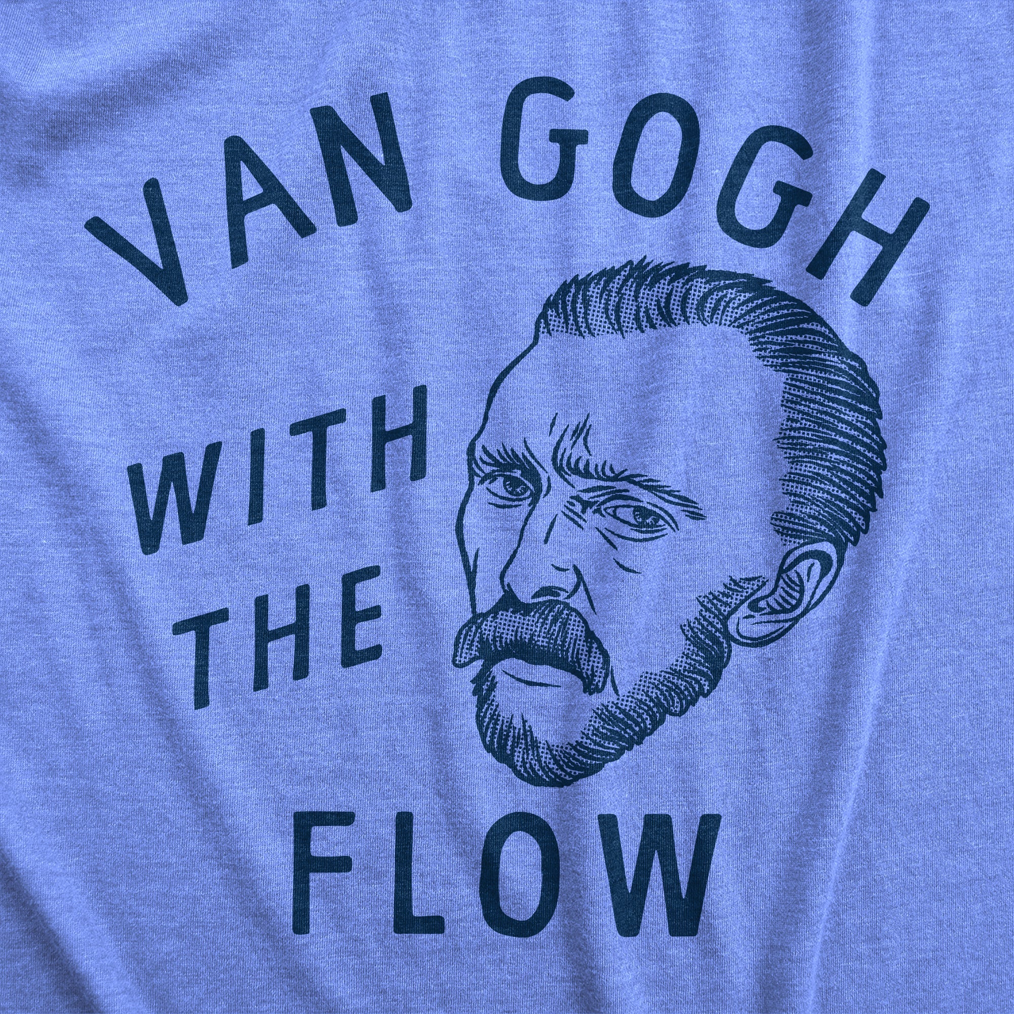 Van Gogh With The Flow Men's T Shirt