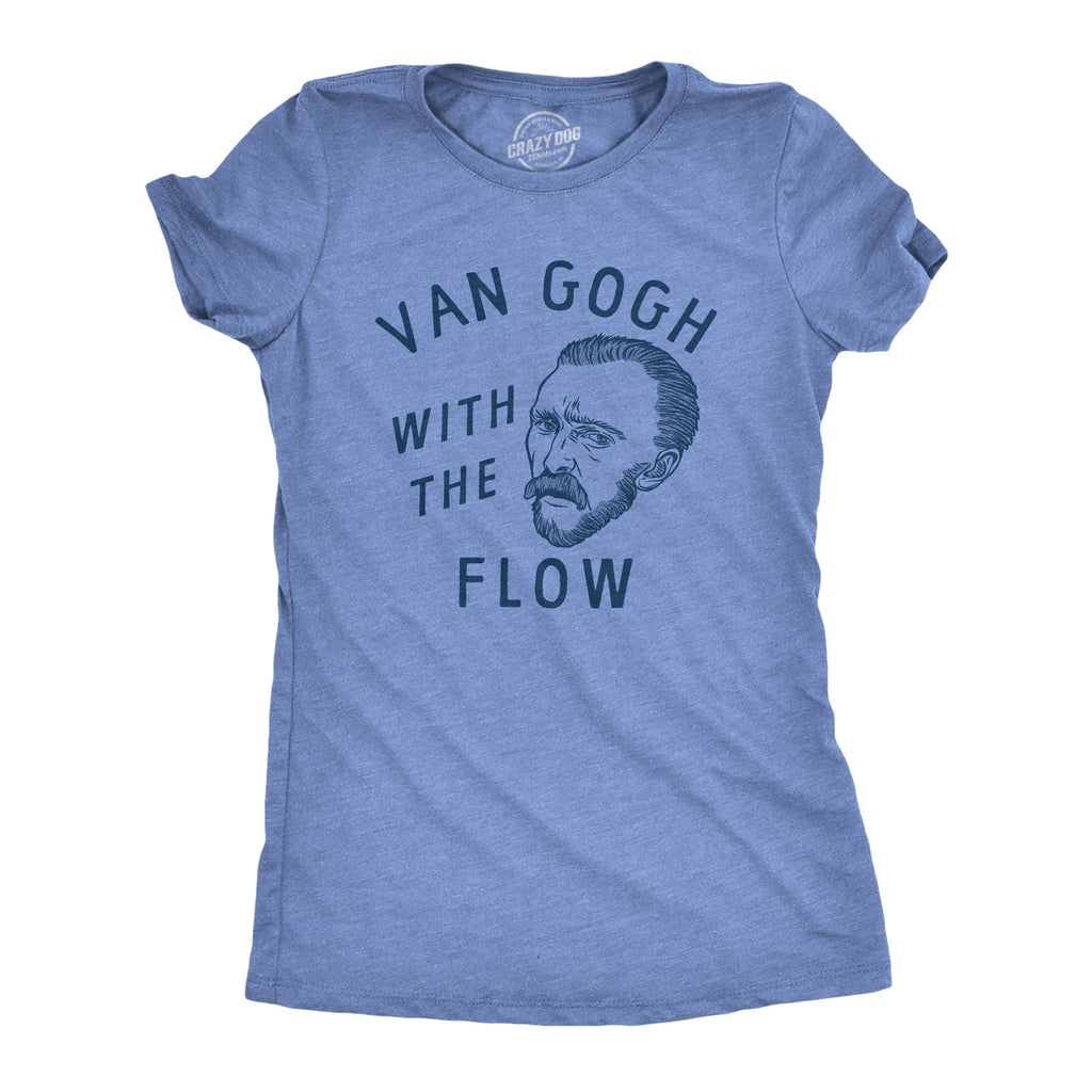 Van Gogh With The Flow Women's T Shirt