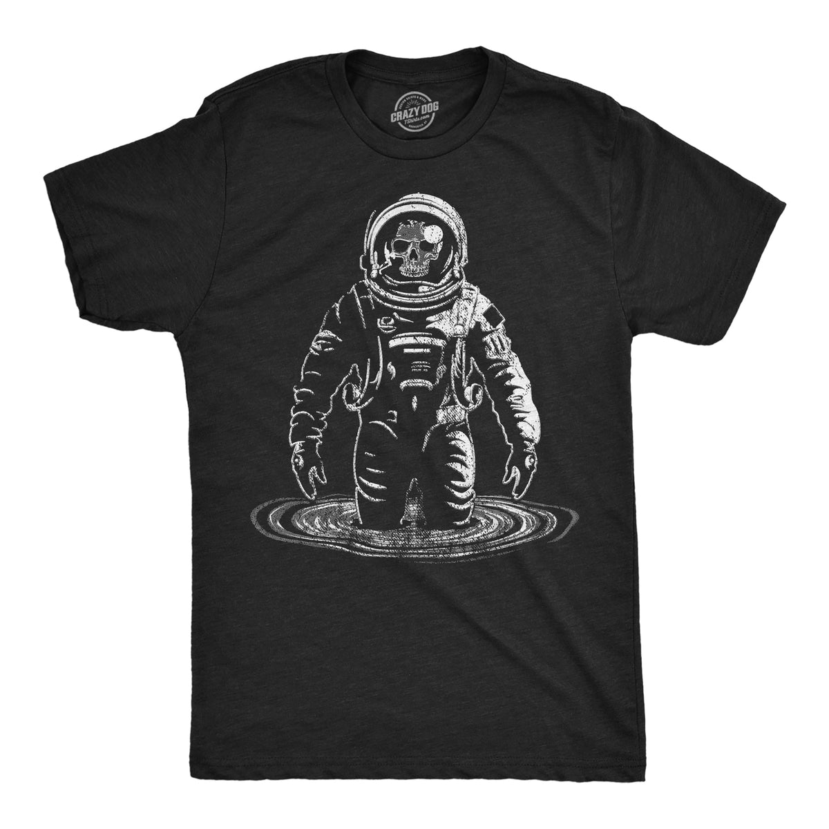 Skeleton Black Hole Men's T Shirt