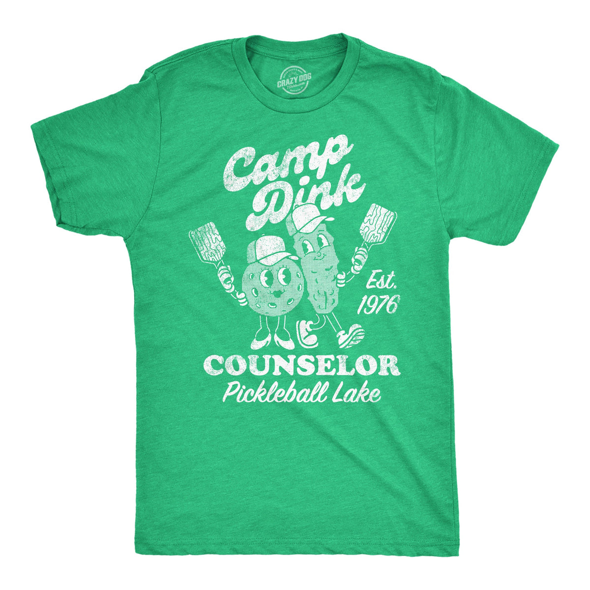 Camp Dink Counselor Pickleball Lake Men's T Shirt