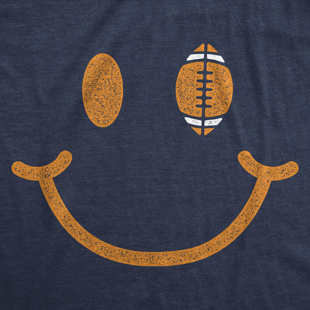 Football Smiling Face Men's T Shirt