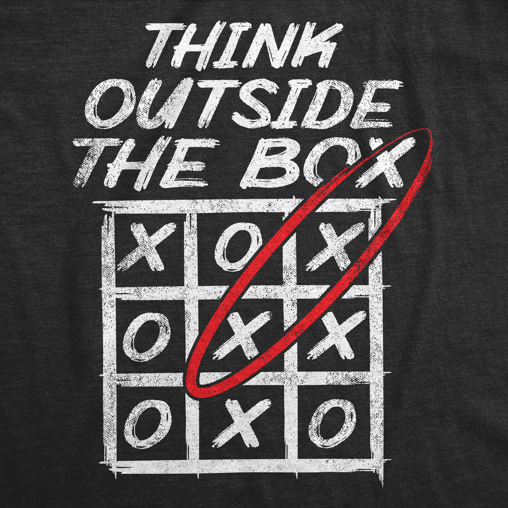 Think Outside The Box Men's T Shirt