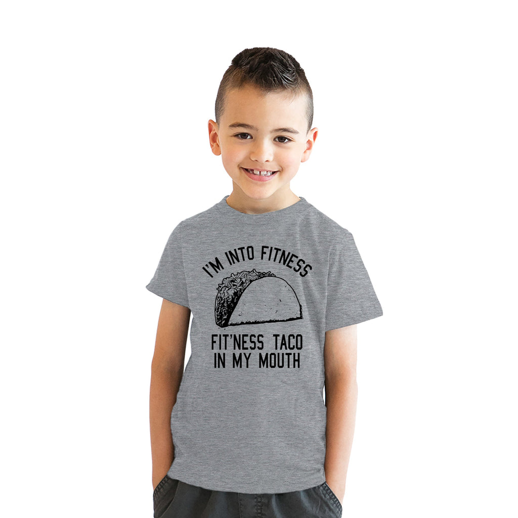 Fitness Taco Youth T Shirt