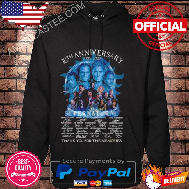 18th Anniversary 2005 – 2023 Super Natural Signature Thank You For The Memories Shirt