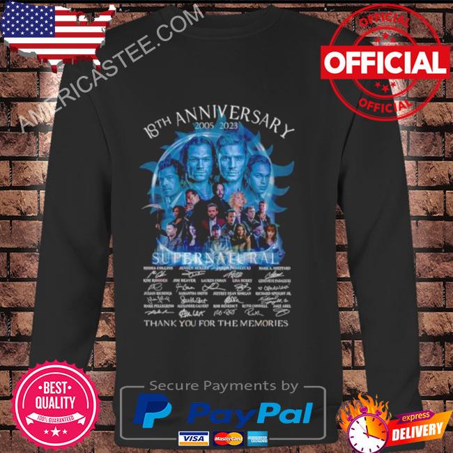 18th Anniversary 2005 – 2023 Super Natural Signature Thank You For The Memories Shirt
