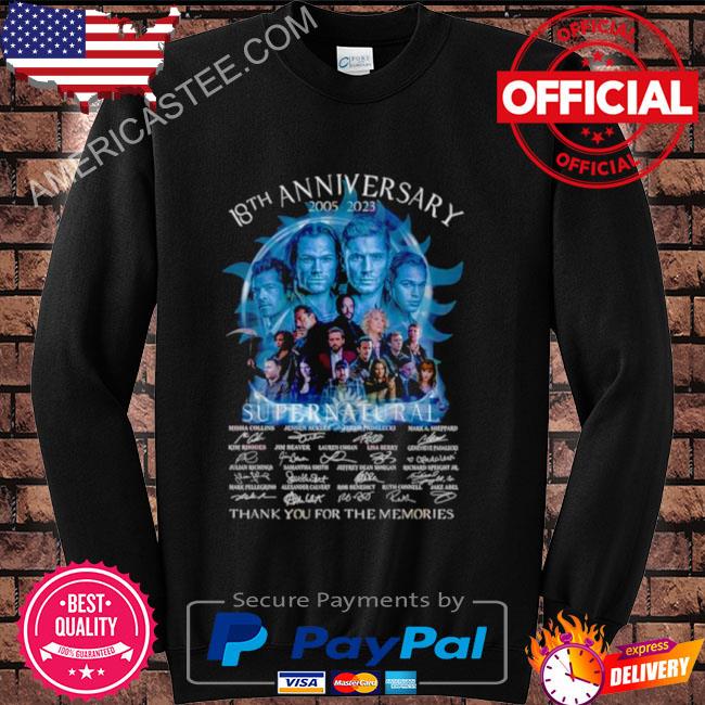 18th Anniversary 2005 – 2023 Super Natural Signature Thank You For The Memories Shirt