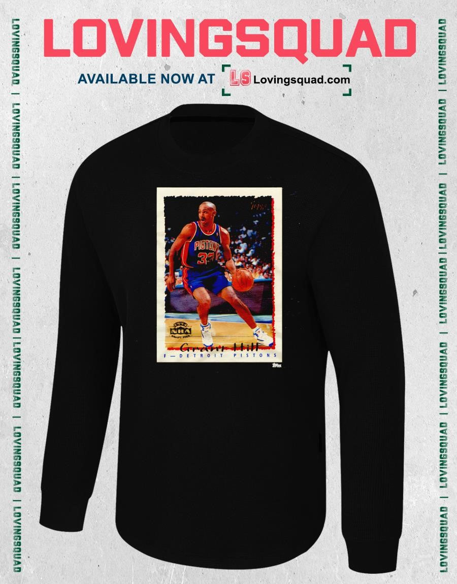 1994 Topps Basketball Grant Hill Pistons Shirt