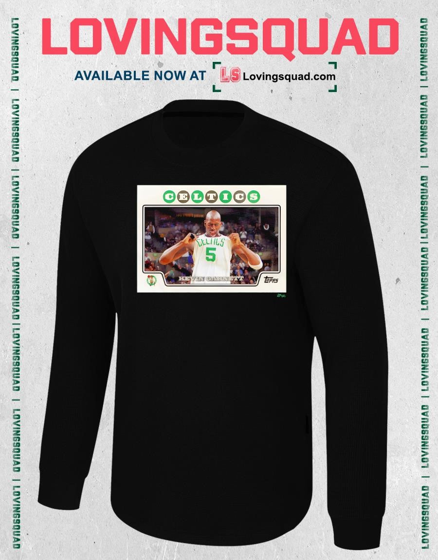 2008 Topps Basketball Kevin Garnett Celtics Shirt