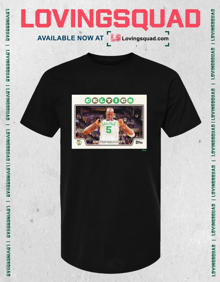 2008 Topps Basketball Kevin Garnett Celtics Shirt