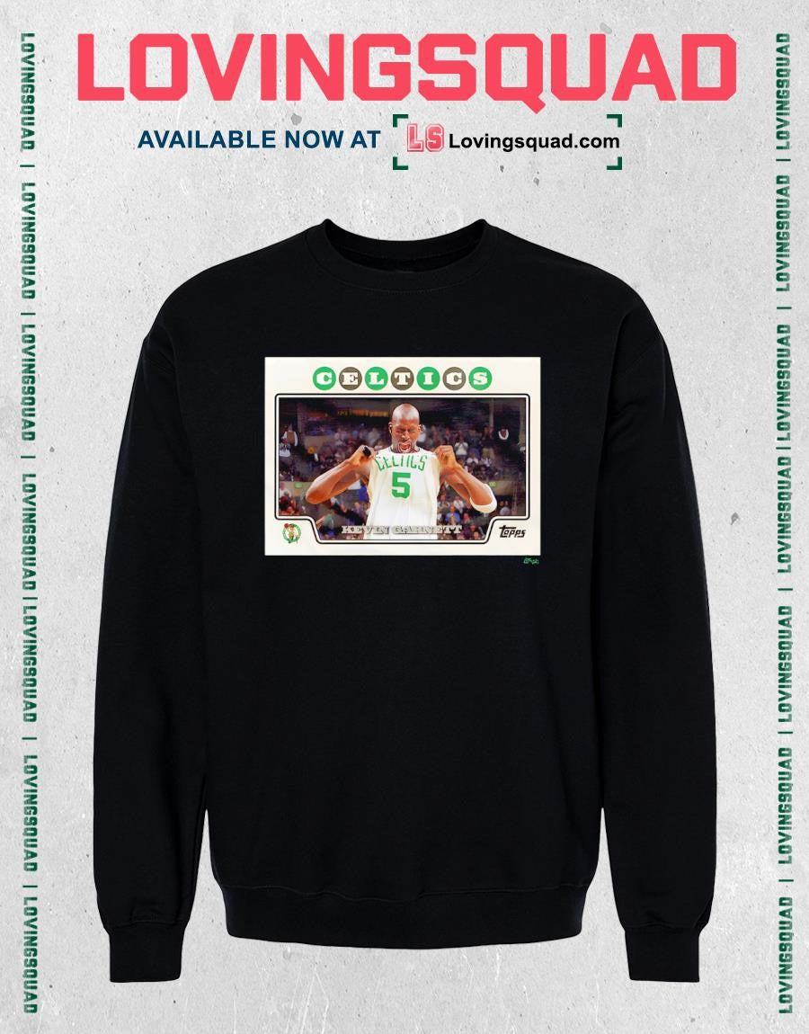 2008 Topps Basketball Kevin Garnett Celtics Shirt