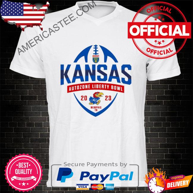 2023 autozone liberty bowl Kansas jayhawks football shirt