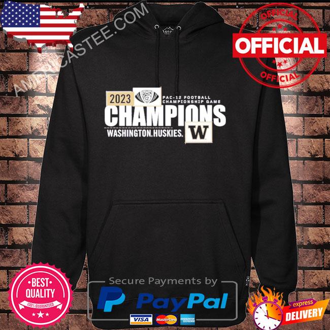 2023 Pac-12 Football Conference Champions Washington Huskies Locker Room T-Shirt