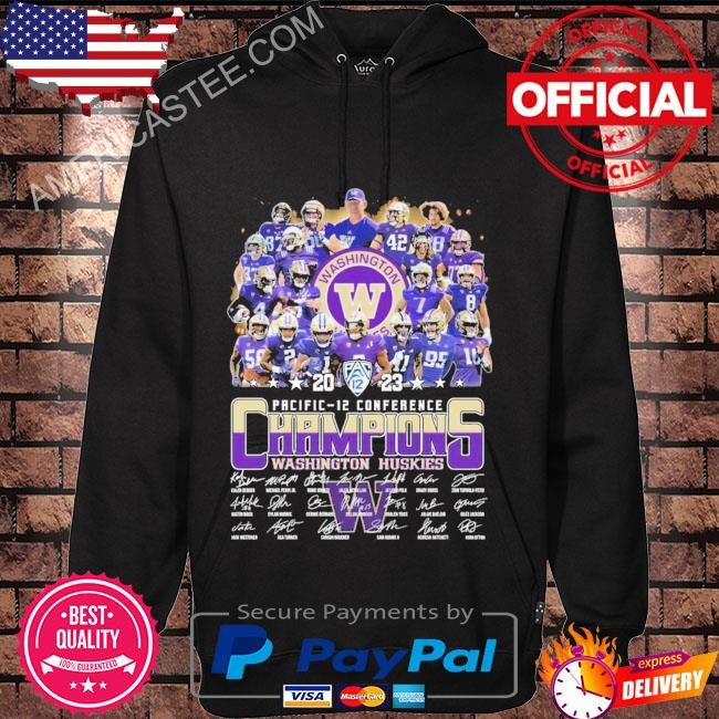 2023 pacific-12 conference champions Washington huskies shirt