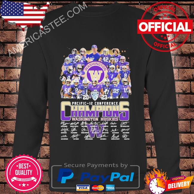 2023 pacific-12 conference champions Washington huskies shirt