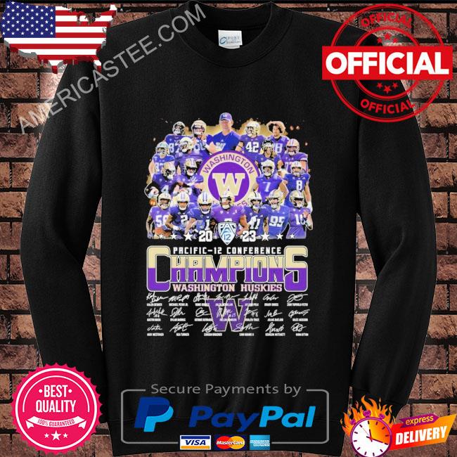 2023 pacific-12 conference champions Washington huskies shirt