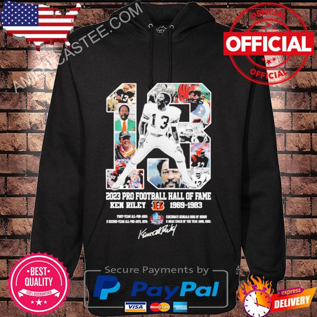 2023 pro football hall of fame ken riley 1969 1983 signatures shirt