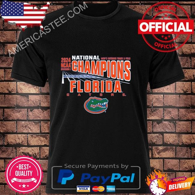 2024 NCAA Men’s Outdoor Track & Field Champions Florida Gators Adult T-Shirt