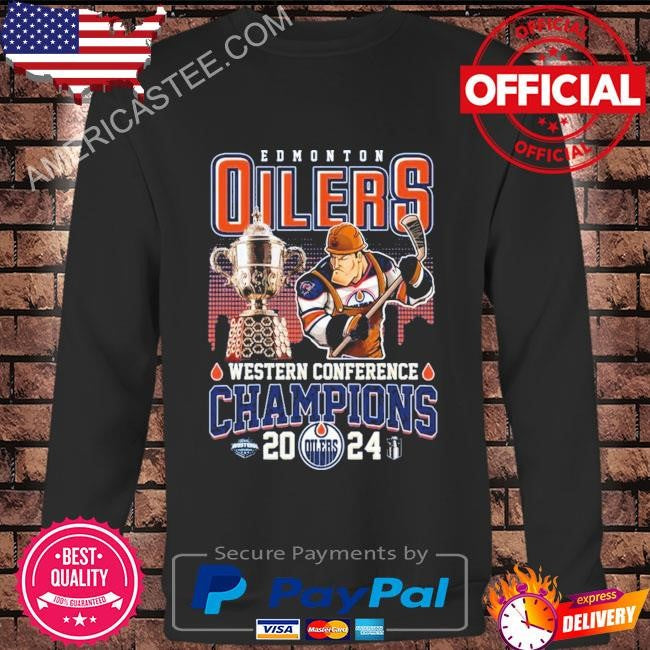 2024 edmonton oilers hockey western conference champions shirt