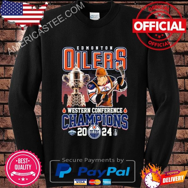2024 edmonton oilers hockey western conference champions shirt