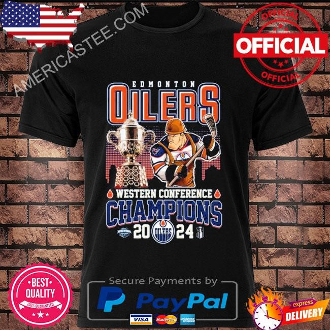 2024 edmonton oilers hockey western conference champions shirt