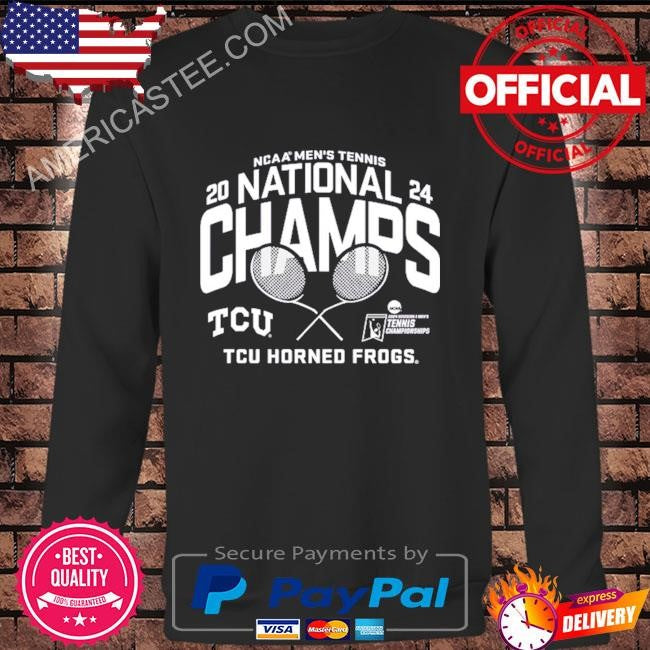 2024 ncaa men’s tennis national champions Tcu horned frogs shirt